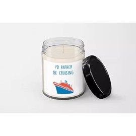 SpreadPassion I'd Rather be Cruising Candle - Soy Wax Candle - Hand Poured Candle