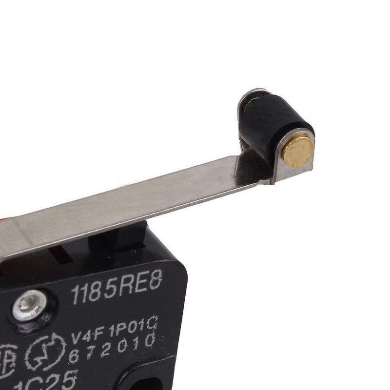 BQLZR Micro Limit Switch V-156-1C25 Long Roll Hinge Lever Arm