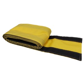 Safcord Carpet Cord Cover - 4” Inch Wide - 30’ Feet Long - Yellow - Floor Cord Cover - Durable Cordura Nylon - Carpet Cable Cover - Cord Hider - Cable Protector