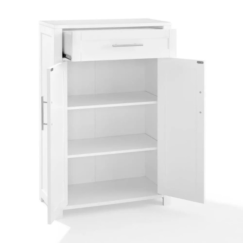 Crosley Furniture Savannah Storage Cabinet White