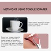 Tongue Cleaner with 2 Mini Hooks Medical Grade Stainless Steel