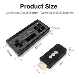 QUMOX Y2 4K HDMI/PRO Video Game Console Built in 568 Classic Games Mini Retro Console Controller HDMI Output Dual Players