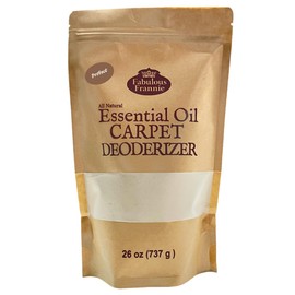 Fabulous Frannie All Natural Ingredients No Synthetics Protect Scent Carpet Care REFILL made with Pure Essential Oils Clove, Lemon, Cinnamon, Eucalyptus and Rosemary 26oz (Pack of 1)