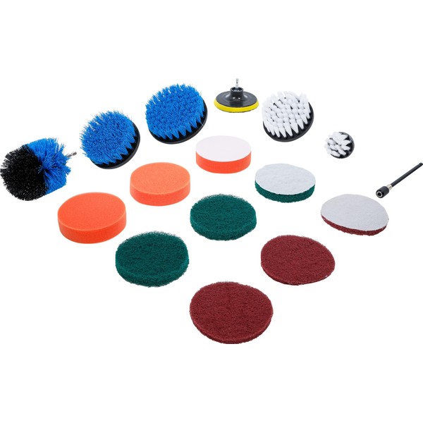 BGS 74367 Sanding / Polishing Discs and Brush Attachment Set