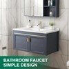 VOTON Brushed Nickel Bathroom Sink Faucet, Single Handle Stainless Steel