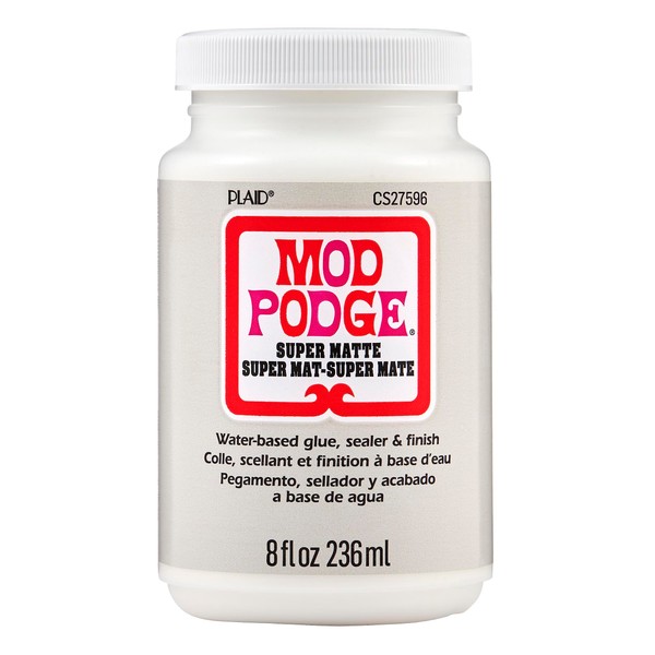 Mod Podge Super Matte, Premium All-in-One Glue, Sealer, and Finish,
