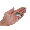25 mm Rubber Wheels Set, Plastic Swivel Double Castors, Metal