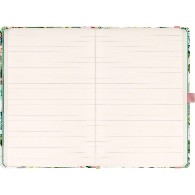 NOTIQUE Notebook Lined with Elastic Band, 13 x 21 cm,