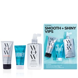 COLOR WOW Smooth + Shiny VIPs; Shampoo 75ml, Money Masque 75ml, Dream Coat 200ml