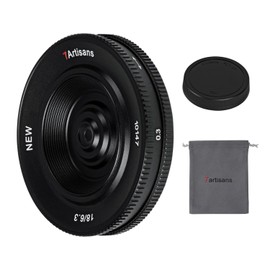 7artisans Lente F6.3 MFT M4/3 Ultrafina APS-C Prime compacta sin Espejo para cámaras Panasonic GF1, GF2, GF3, GF5, GF6, GF7, GF8, GF9, G1, G2, G4, G5, G6, G85, GH1, GH4, GH5, GH5