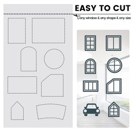 Bicolic Portable Blackout Blinds, 200x145cm Blackout Material Cut to Size, Temporary Travel Blackout Curtains No Drill, Easy Fit Blinds Blackout Sheet Stick On for Windows, Bedroom, Roof, Grey