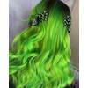 Crazy Color Vibrant Lime Twist Semi-Permanent Hair Dye. Highly Pigmented