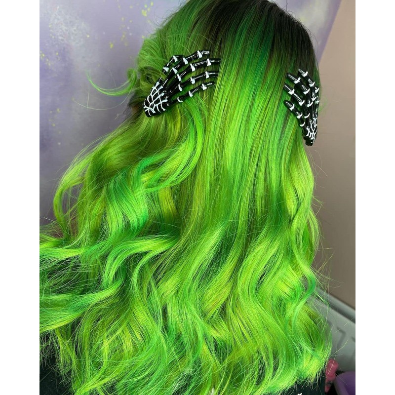 Crazy Color Vibrant Lime Twist Semi-Permanent Hair Dye. Highly Pigmented
