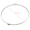5 Pcs 15.7inch/400mm(Hoop diameter Max) Stainless Hoop Steel Hose Clips