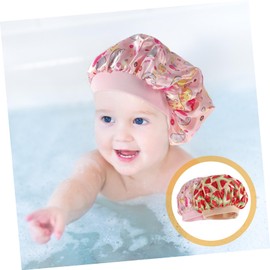 NOLITOY Kids Satin Sleeping Cap 2-Pack Colorful Printed Night Hats for Home and Travel Soft Satin Fabric for Boys and Girls Comfortable Sleepwear Accessories