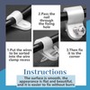 GLARKS 120Pcs 3/4 Inches White Nylon R-Type Cable Clip Wire