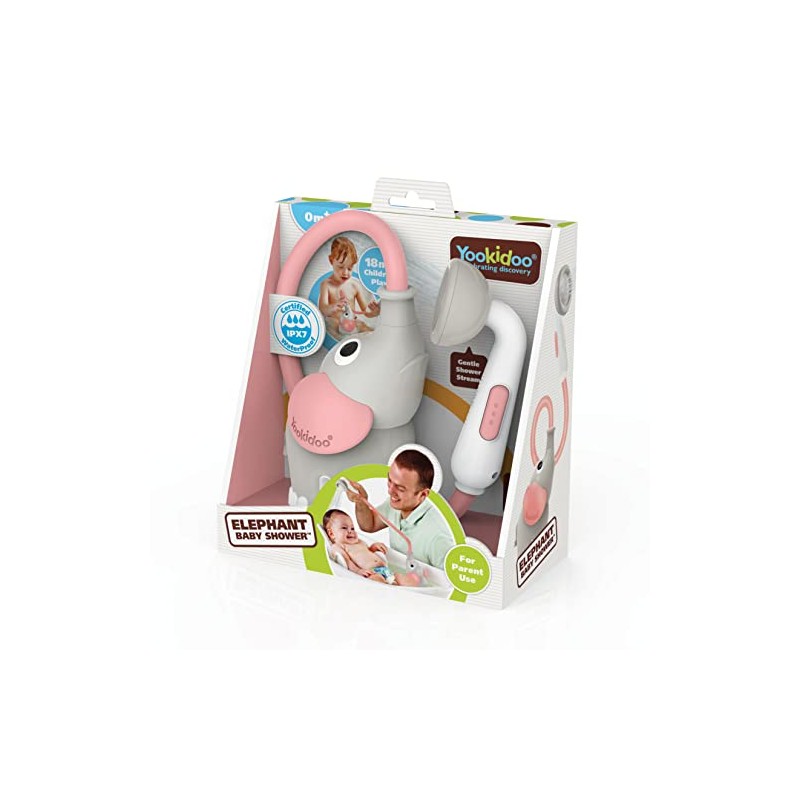 Yookidoo regaderita de Elefante Baby Shower P (Rosa)