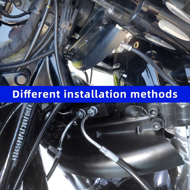 Lower Triple Tree Wind Deflector, PSLER Motorcycle Fairing Air Deflector