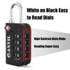 ANVIL TSA Approved Luggage Lock - 4 Digit Combination, 10,000
