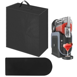 2Pcs Slushie Machine Accessories, Durable Dust Cover and Non-Slip Mat, Scratch-Resistant and Anti-Skid, Compatible with Ninja FS301C/FS301/FS300/FS299 Models (17.1"L x 7"W x 17.7"H)