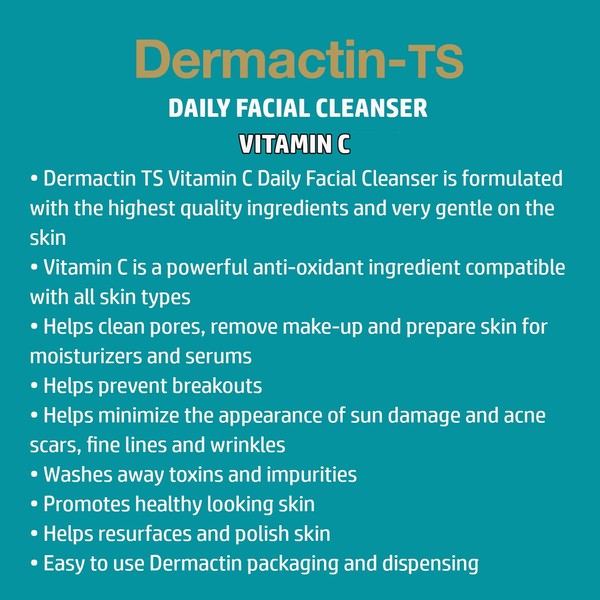 Dermactin-TS Vitamin Daily Facial Cleanser 5.85 oz