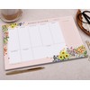Making Meadows | Pink Floral Weekly Planner Pad | Flower