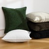 Sungeek Set of 2 Soft Chenille Cushion Covers 40x40cm Square