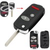camprofessor Uncut 3 Button Conversion Flip Remote Key Shell Fob