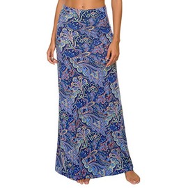Skirt Women's Boho Long Soft Stretchy Maxi Skirt - 7, size: xl