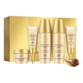 Crema Caracol Reparación Hidratante Antiedad Kit Viaje 5pz F Tipo De Piel Todo Tipo De Piel