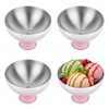 Pink Gradient 304 Stainless Steel Dessert Cup Set 4 Pack