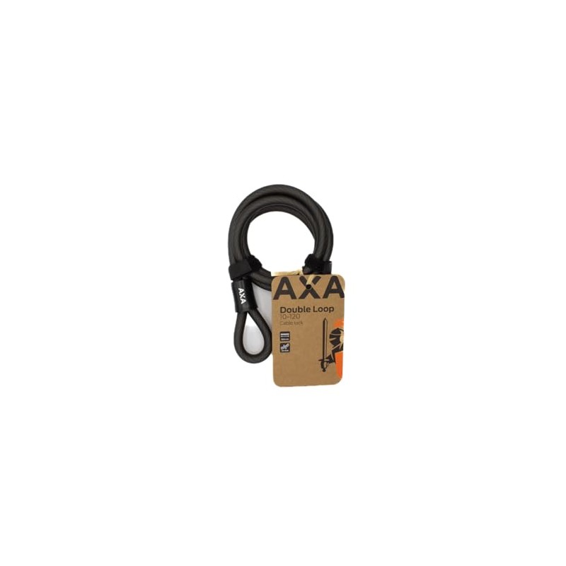 AXA Newton Double Loop 10-120 – Schlaufenkabel – Länge 120