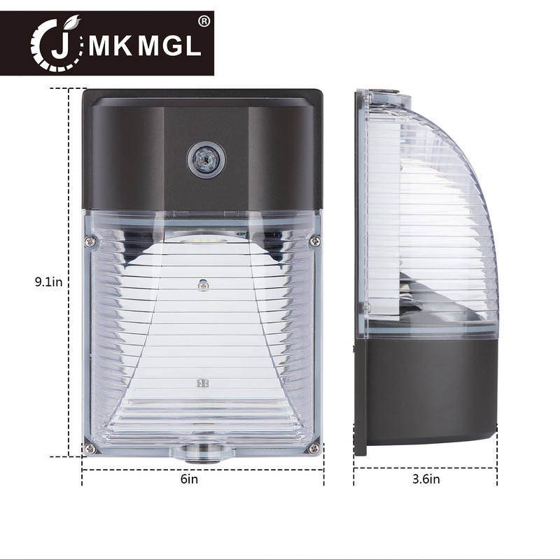 JMKMGL LED Wall Pack Light, 26W (150-250W Equivalent),with Photocell Dusk