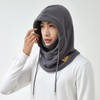 Unisex Fleece Mask Hood Neck Warmer ERK-411 Black
