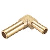 sourcing map 8mm to 6mm Barb Brass Hose Fitting 90