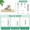 Apatal Wall Mounted Scratching Post for Cats 16 Inches Sisal