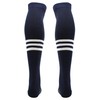 TCK Dugout 3 Stripe Over the Knee Baseball Socks Pattern