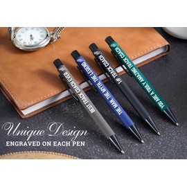 InnoBeta Track and Field Gifts, Ballpoint Pen Set of 4, Appreciation Gifts for Track and Field Senior, Coach & Athletes on Birthdays, Christmas - 02