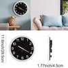Timegyro Night Light Wall Clock Battery Operated with LED Display,
