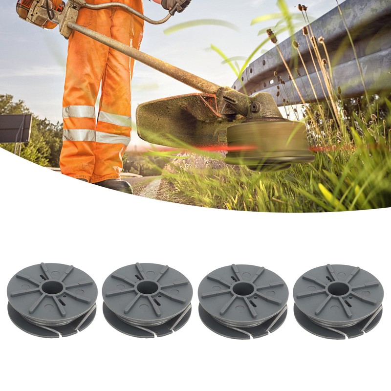4pcs Replacement Trimmer Line Spool Grass Trimmer Spool Efficient String