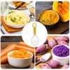 5Pcs Mini Potato Masher Cooking Utensils Non-Scratch Nonstick Masher Manual