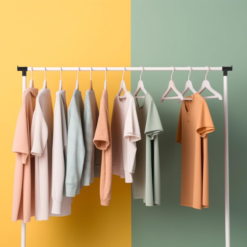 Luxshiny 2Pcs Clothes Rack Right Angle Clothes Drying Rack Connector
