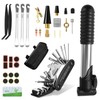 Oziral 34pcs Bicycle Repair Kit Bicycle Tool Set 16-in-1 Multifunctional