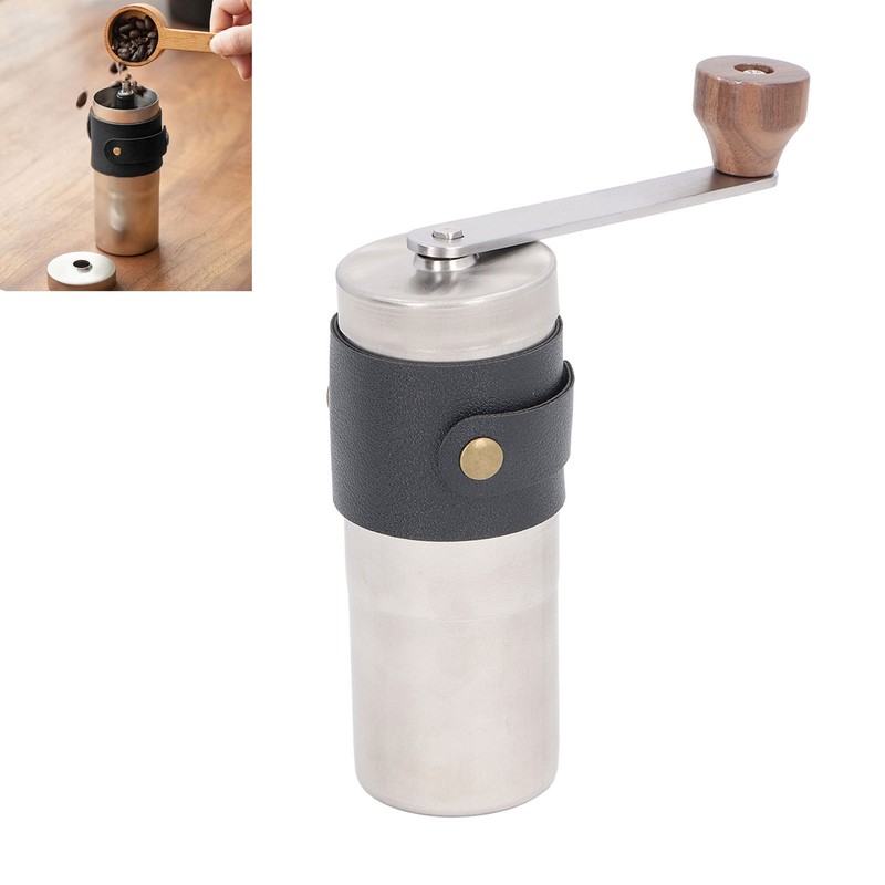 Manual Coffee Grinder Stainless Steel Portable Hand Coffee Bean Mill