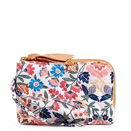 Vera Bradley Enchanted Mandala Double Zip ID Card Holder with RFID Protection - Recycled Cotton - One Size