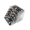 Rock Collection Box, 108 Grid Rock Collection Display Case, Crystal