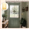Zonon 8 Pack Gold Outlet Covers 4.50" x 2.76" Toggle