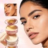 Dúo Matte Polvo Compacto Y Suelto 2 En 1 Fijador