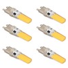 6pcs G9 LED Light Bulb COB Dimmable Professional G9 LED