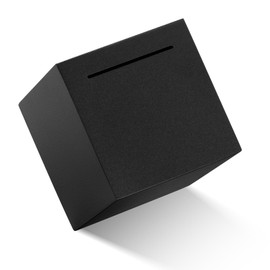 Money Box Large Stainless Steel Money Box that Must Break to Open Money Box for Adults Euro Money Saving Box Money Saving for Dream Travel and Wishes Black